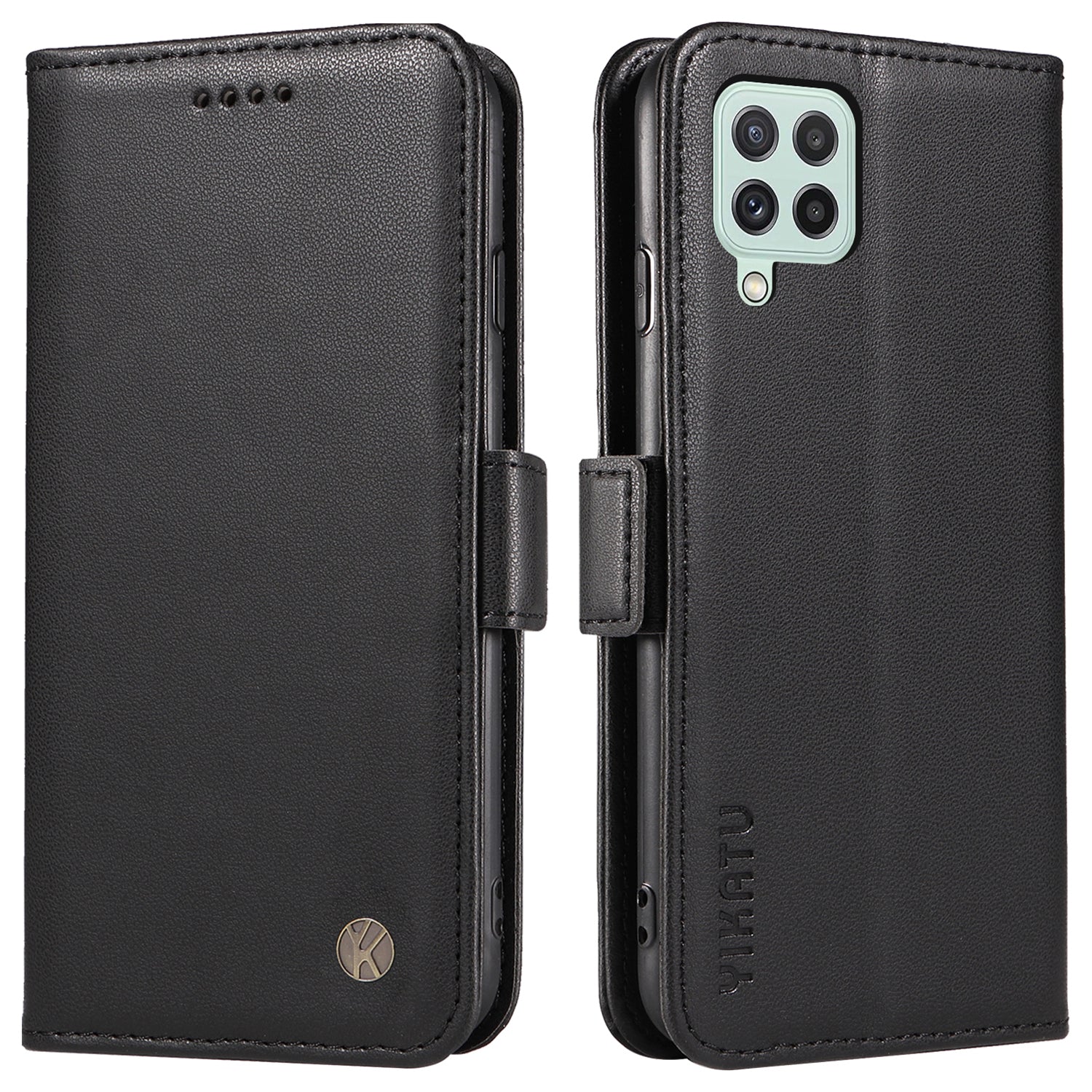 YIKATU YK-003 For Samsung Galaxy A22 4G (EU Version) / M22 / M32 (Global Version) 4G PU Leather Stand Phone Cover Wallet Case YIKATU YK-003 For Samsung Galaxy A22 4G (EU Version) / M22 / M32 (Global Version) 4G PU Leather Stand Phone Cover Wallet Case